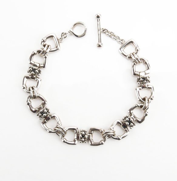 Michael Dawkins Sterling Silver Bracelet. Stamped. Good (1 of 1)