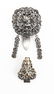 Two (2) Art Nouveau Silver Plated Chatelaines. Some