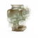 Chinese Carved Jade Floral Urn. Missing Lid, Chip to 1