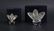 Two (2) Silver and Swarovski Crystal Doca Preziosi