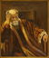 Signed Rafael Serno Oil on Canvas Seated Rabbi