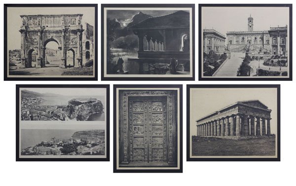 Six (6) 19/20th Century Architectural Scenes of Greece (1 of 1)