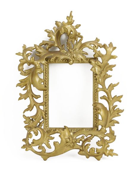 Antique Ornate Brass Picture Frame. Good Condition. (1 of 1)