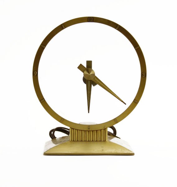 Vintage Jefferson Metal Clock. Working Condition. (1 of 1)