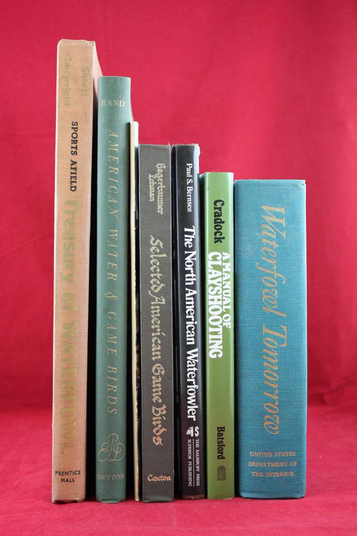 Seven Books on Waterfowl and Game Birds: Seven books on waterfowl and game birds includes the following: 1 - Waterfowl Tomorrow, 770pp, Joseph P. Linduska Editor, US Department of the Interior, 1964. Discusses the needs of the 48 species of 
