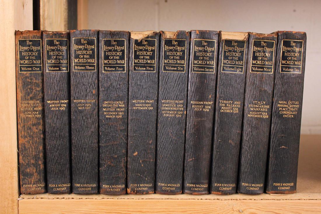 Literary Digest, History of the World War, 10 Vols (1 of 7)