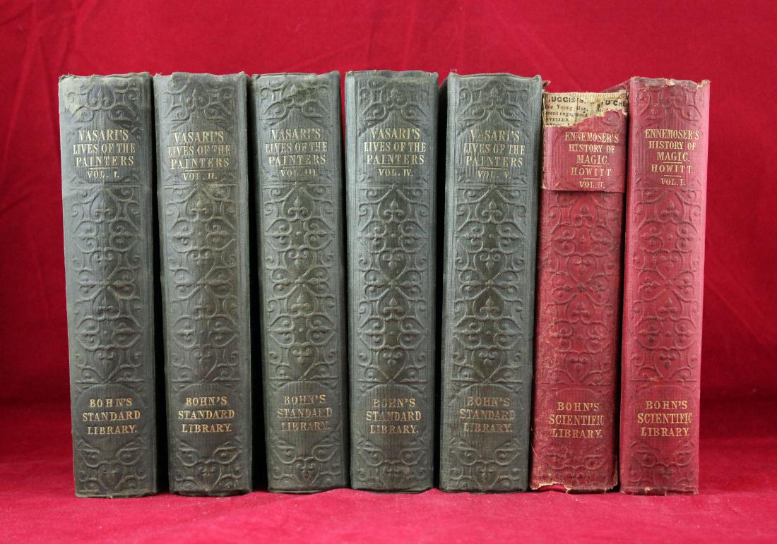 Two Sets - History of Magic & Lives of Painters (1 of 7)