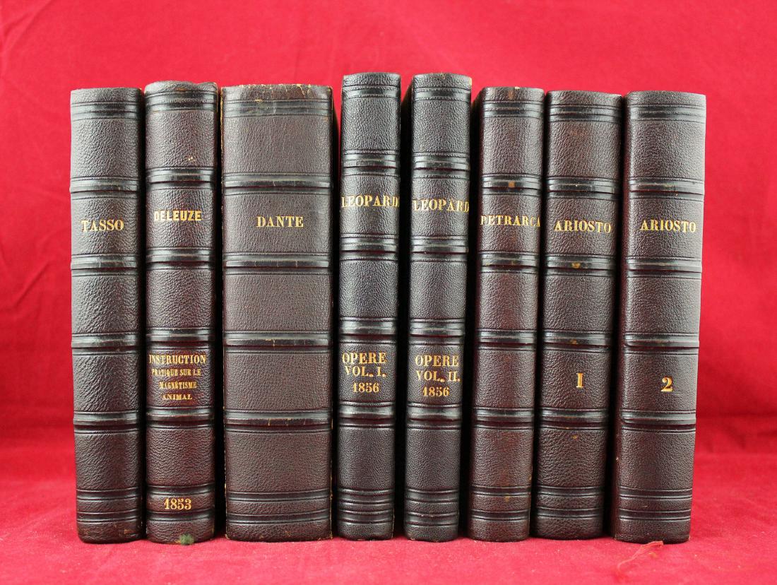 Eight Italian Books by Firenze from 1853-1856 (1 of 7)