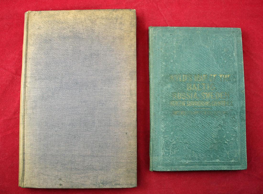 2 Books Russia, Persia, Sweden, Baltic Region  Map (1 of 8)