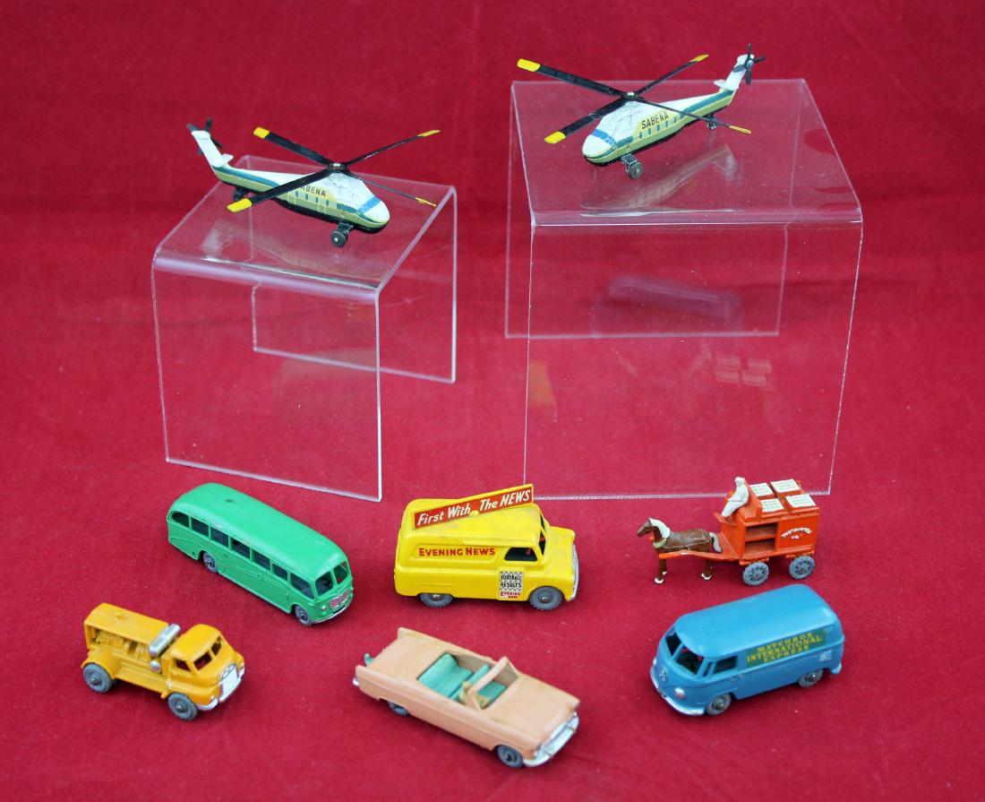 8 Miniature Vehicles & Helicopters Lesney & Dinky (1 of 8)