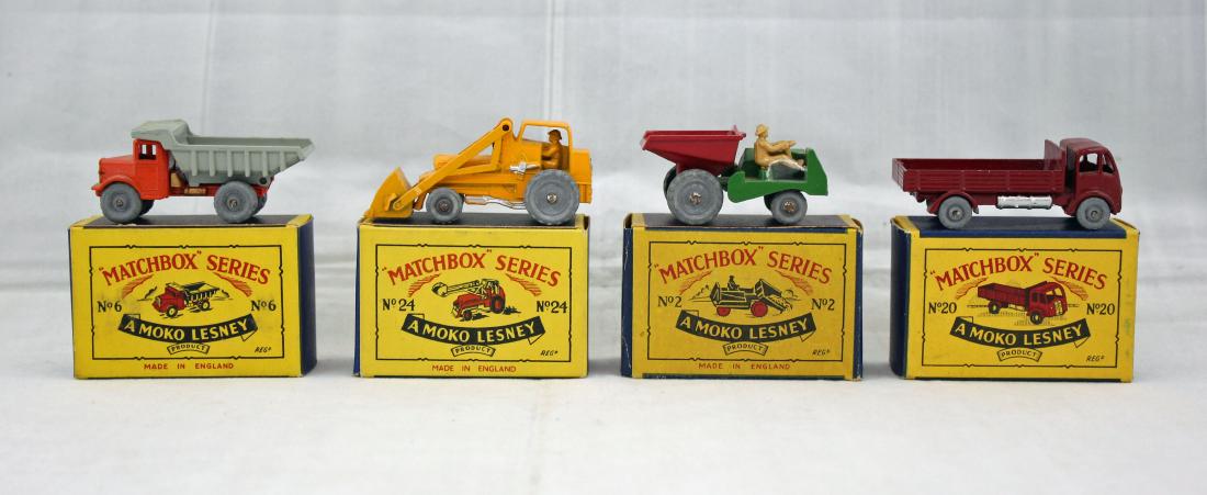 4 Lesney Matchbox Vehicles #2, 6, 20, & 24 (1 of 7)
