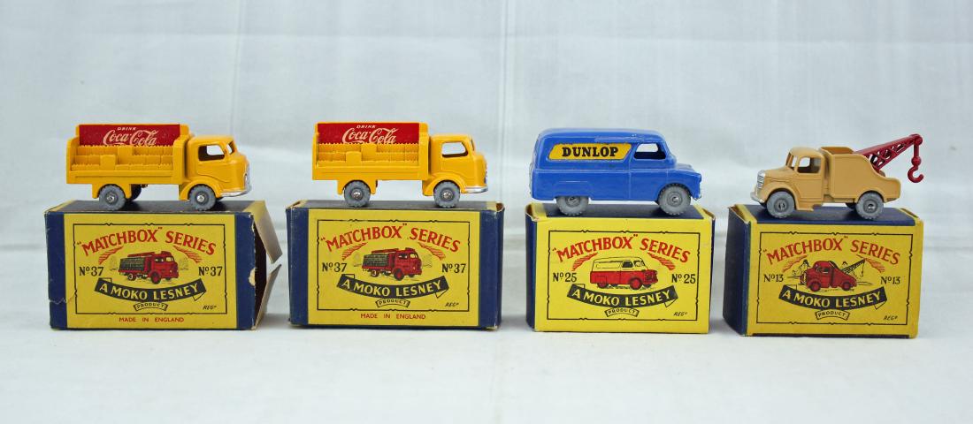 4 Lesney Matchbox Vehicles #13, #25, & #37 (1 of 9)