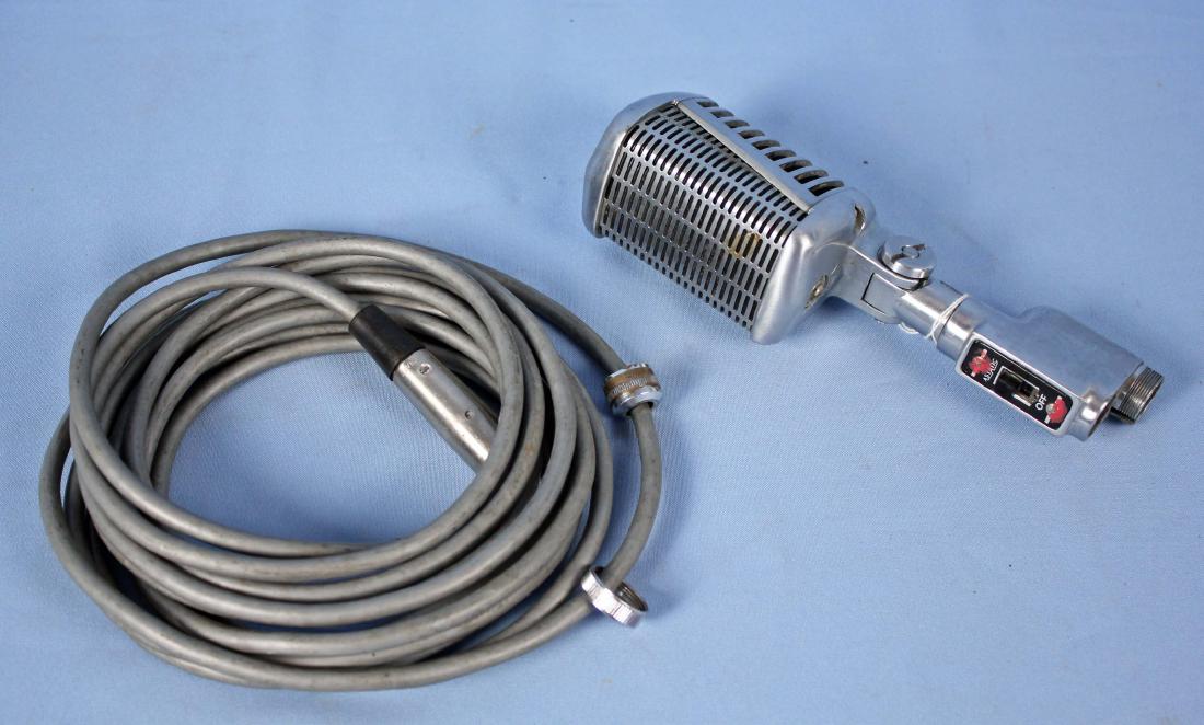 Astatic Model 77 Mid Century Microphone: Astatic Model 77 Mid Century Multi Impedance Microphone with Cord.