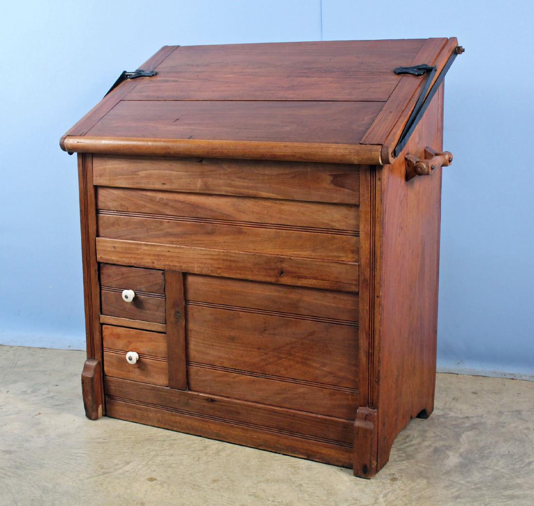 19th Century Meal and Flour Bin w/ Fold-Out Board (1 of 6)