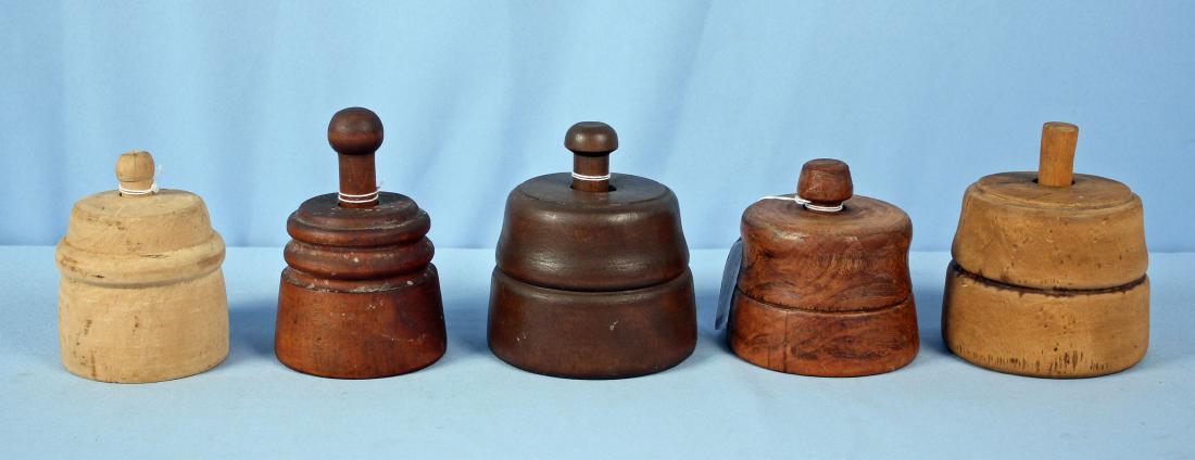 Five Wooden Butter Molds (1 of 3)