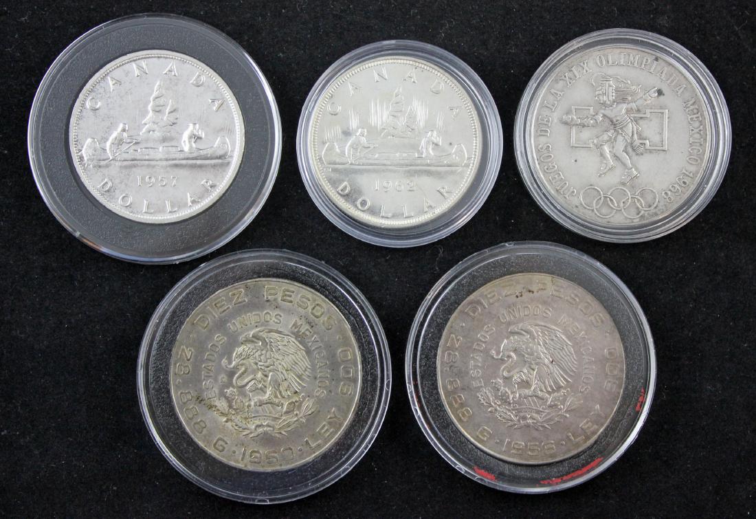 Group of Five (5) World Silver Crowns (1 of 2)