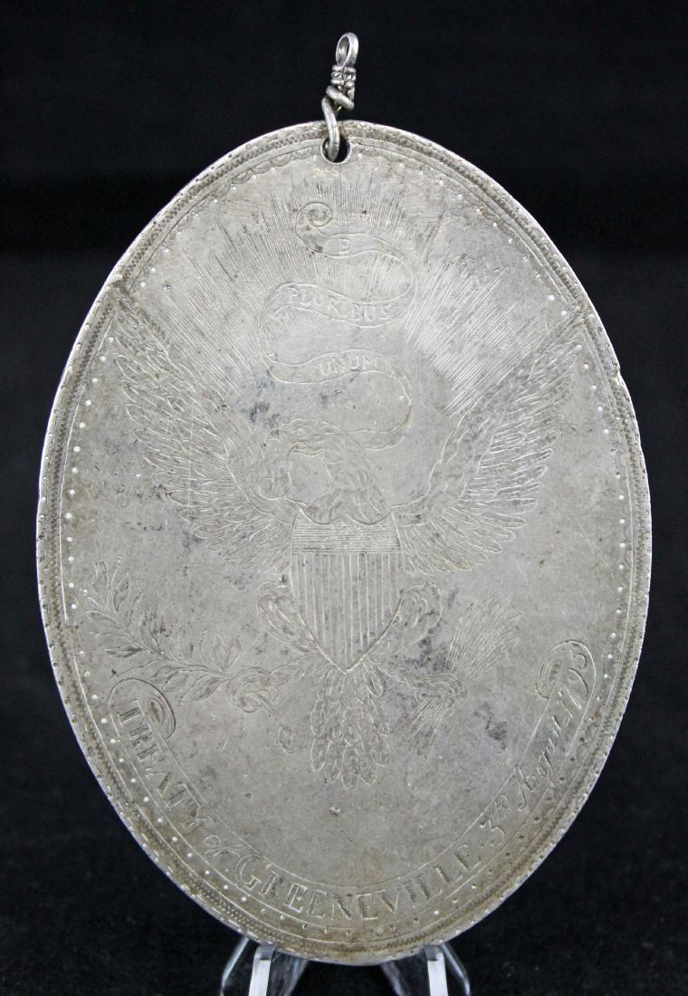 1795 Treaty Of Greenville Ohio Indian Peace Medal Jan 18 2018