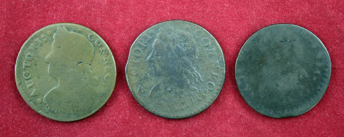 1787 Group of Three (3) Connecticut Coppers (1 of 2)