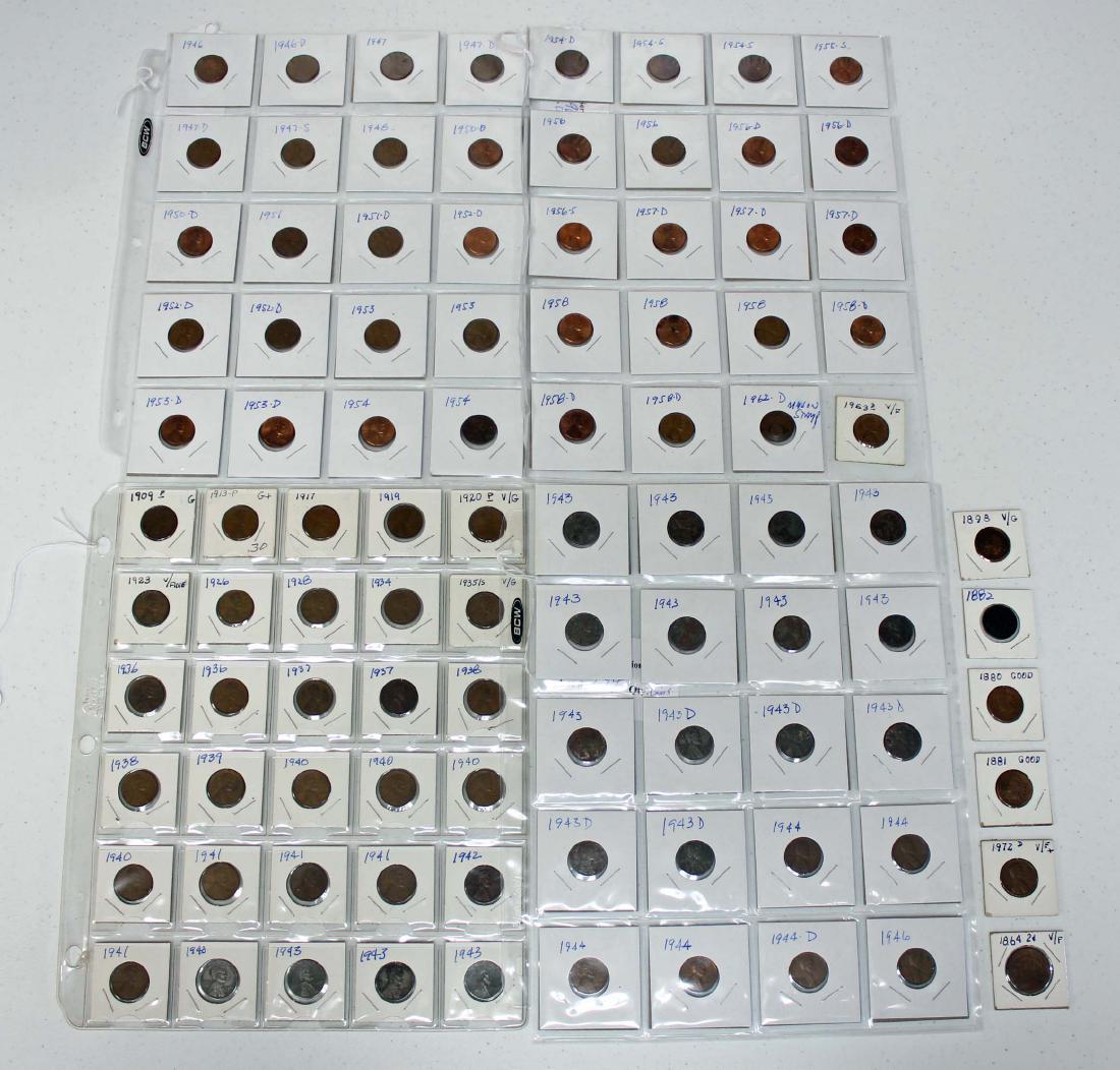 Group of 95 - 1C. & 1 - 2C. U.S. Coins 1864 - 1972 (1 of 6)