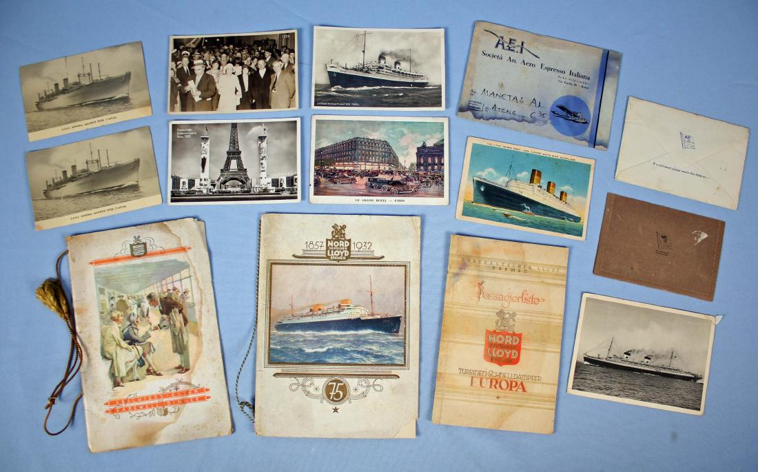 Ocean Liner Ephemera Archive (1 of 8)