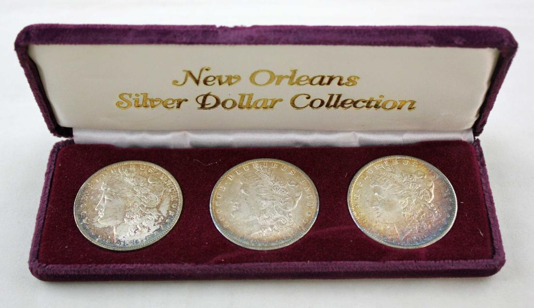 New Orleans Morgan Dollar Set 1884, 1885 & 1898 (1 of 8)