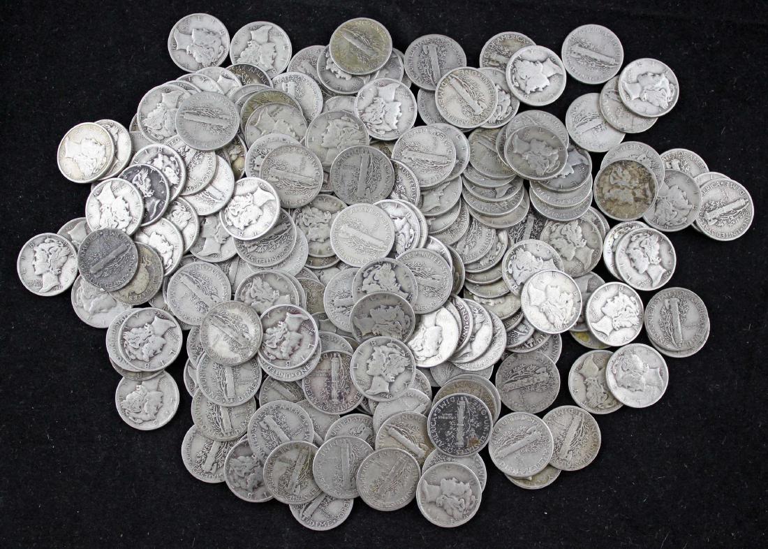200 Mercury 90% Silver Dimes $20 Face Value (1 of 2)