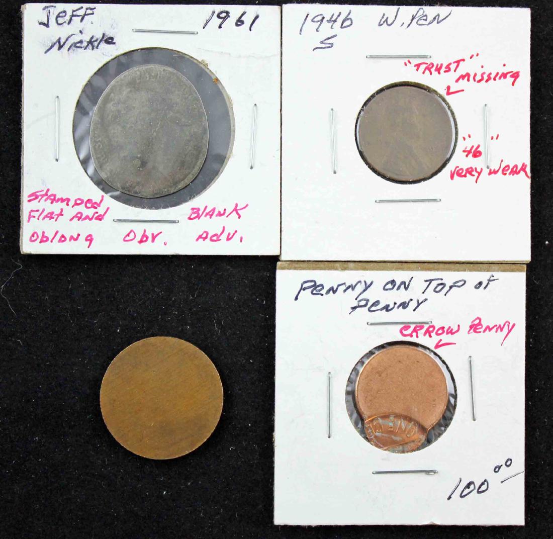 Four Coins with Possible Mint Errors (1 of 9)