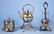 Three Pcs. Victorian Silver Plate Egg Stand Etc