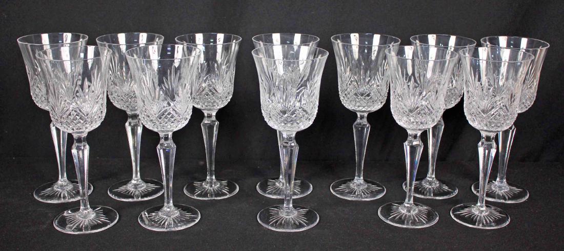 Set of 12 Wedgwood Majesty Crystal Water Goblets (1 of 3)