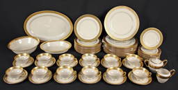 65 Piece Set of Lenox Westchester Gold Trim China