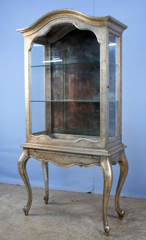 Weiman Furniture Antique Silver Leaf Curio Cabinet May 04 2019