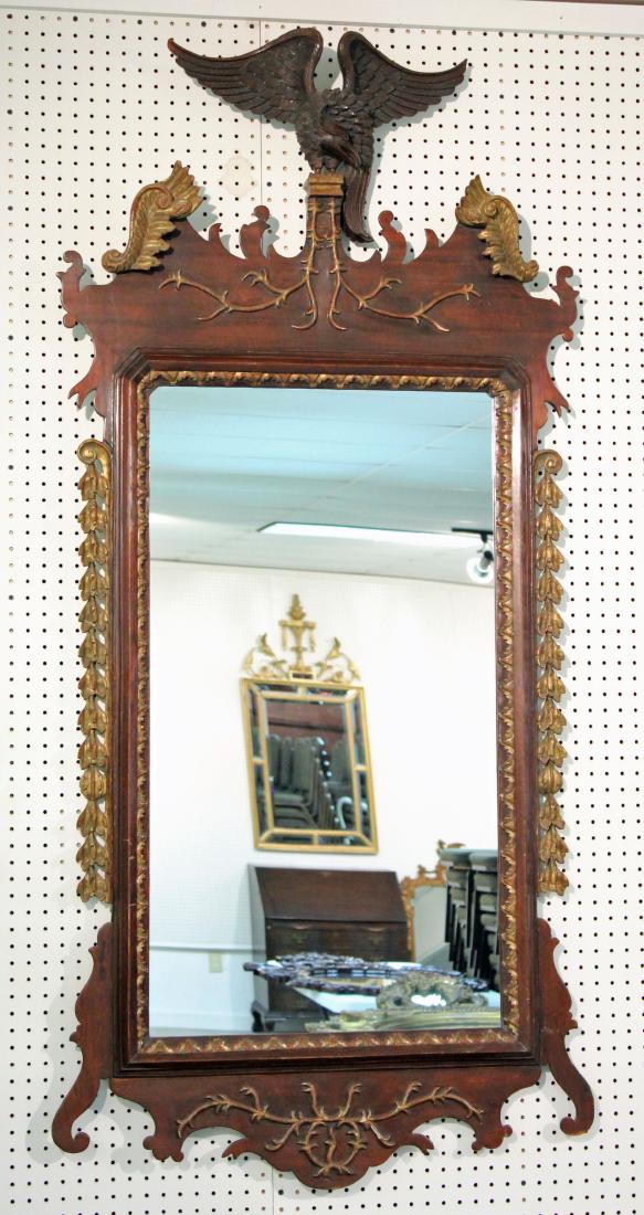 Large Federal Style Wall Mirror With Carved Eagle (1 of 4)