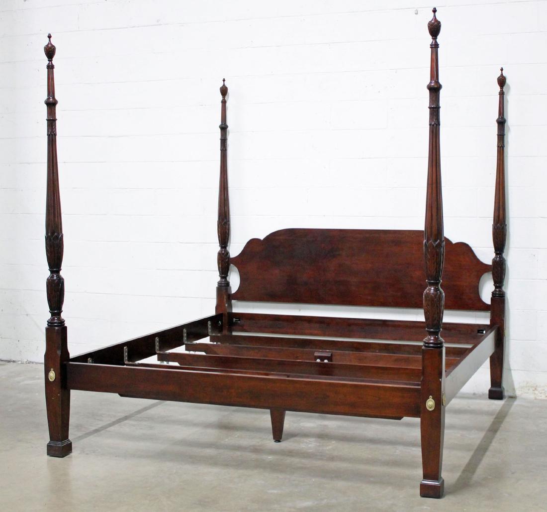 Four Poster Federal Style Mahogany King Size Bed (1 of 7)