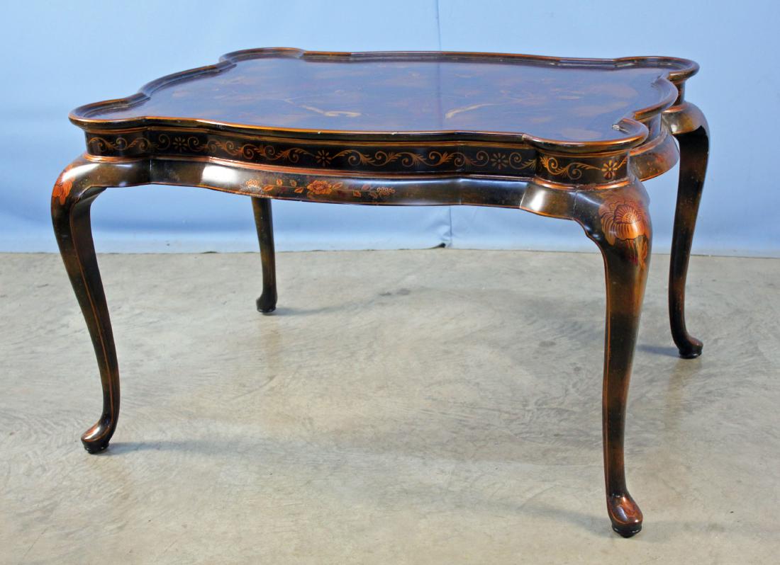 Maitland Smith Chinoiserie Painted Coffee Table (1 of 4)