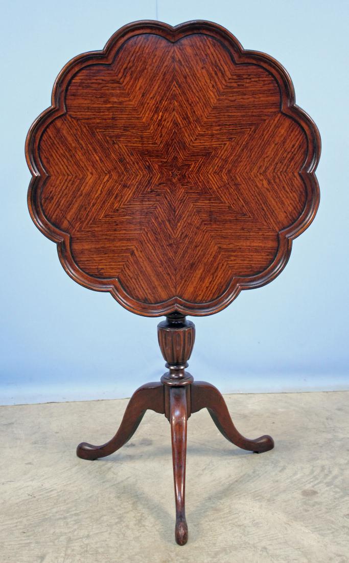 Mahogany Tripod Tilt Top Table (1 of 4)