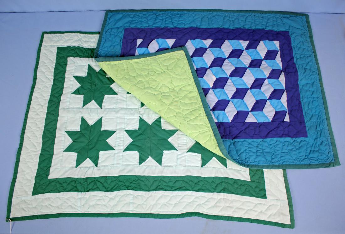 Two Tennessee Amish Hand Made Crib Quilts (1 of 2)