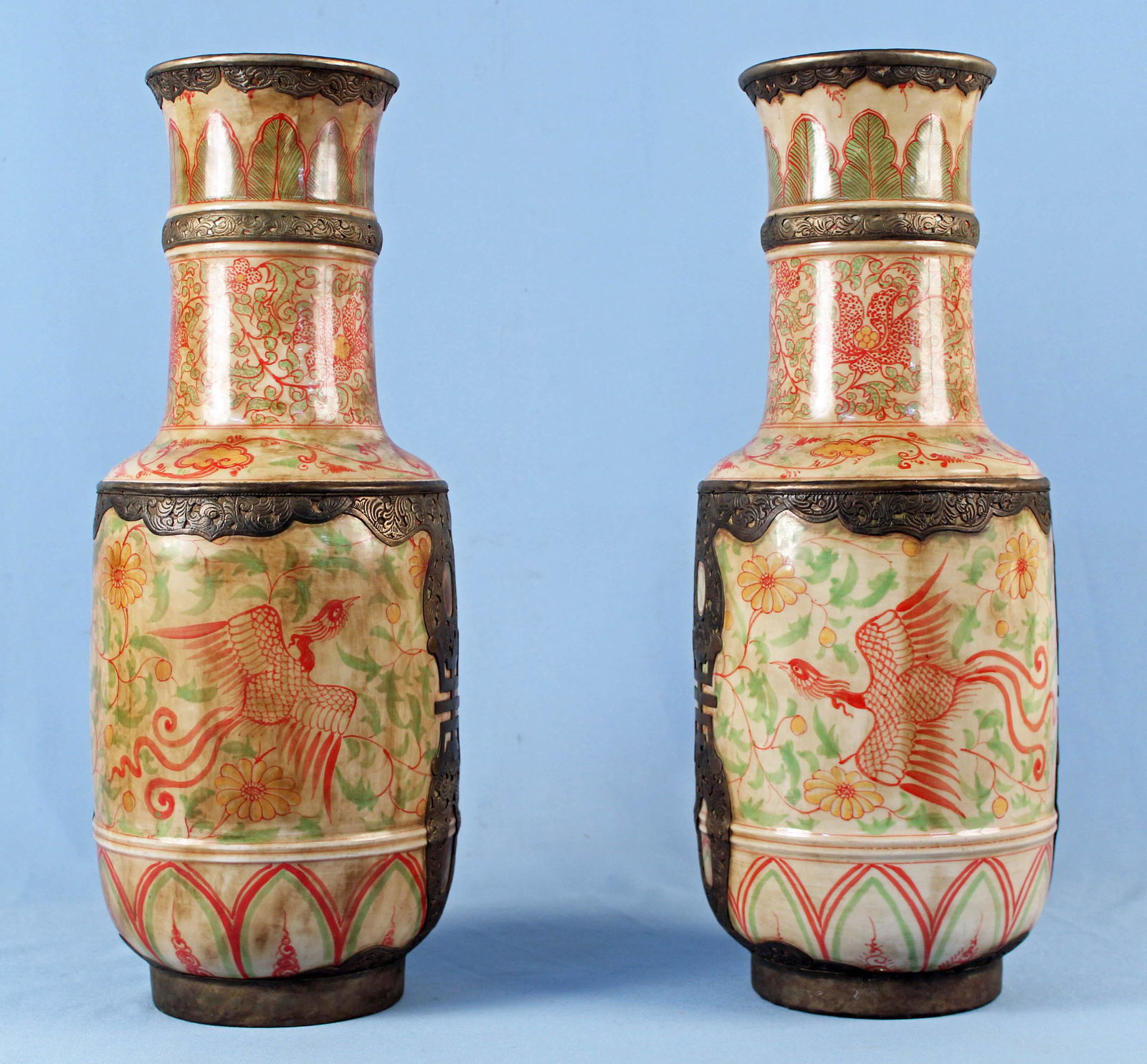 Pair of John Richard Bronze Mounted Chinese Vases (1 of 7)