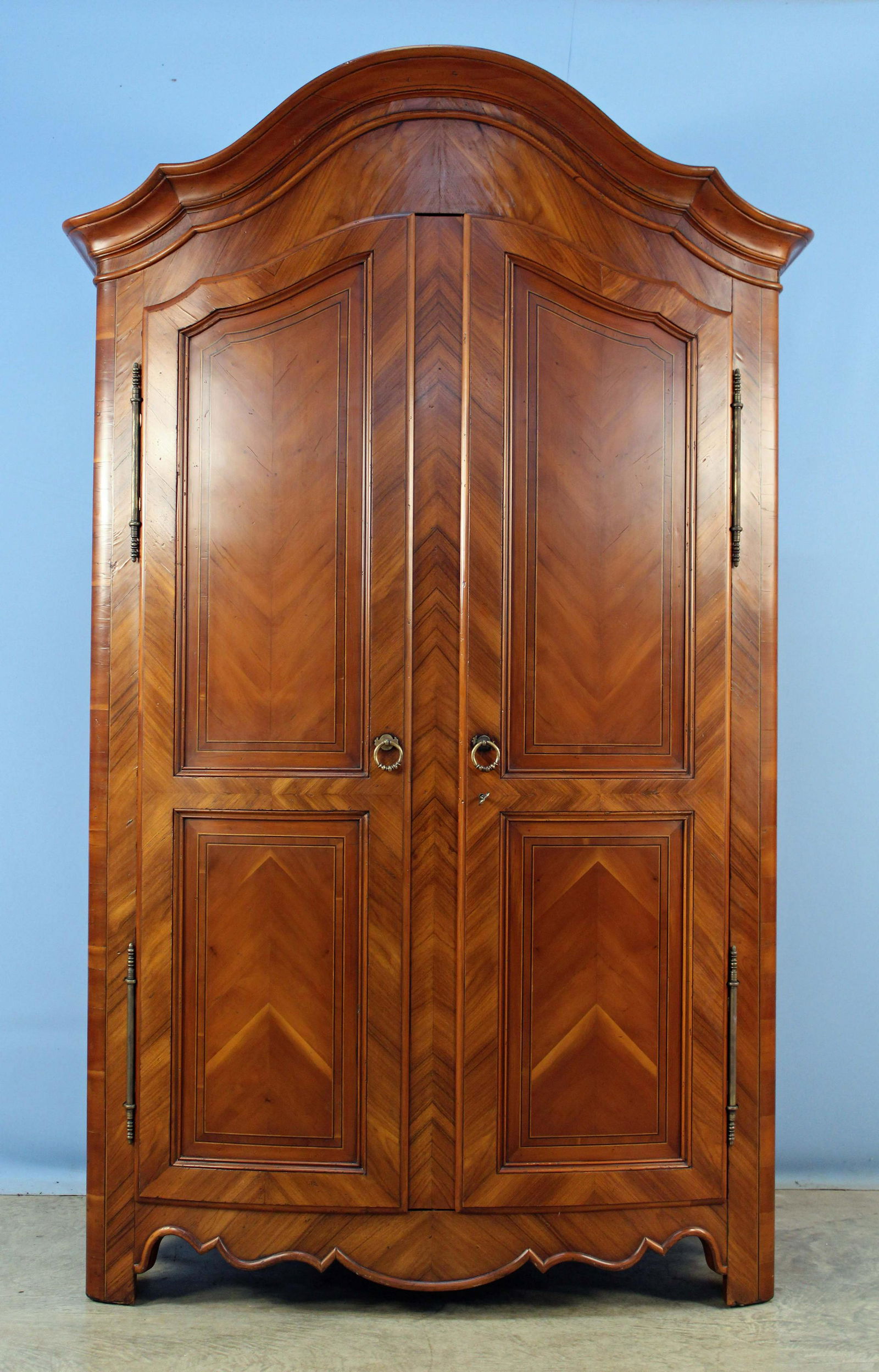 Alfonso Marina Italian Marquetry Inlaid Armoire (1 of 7)