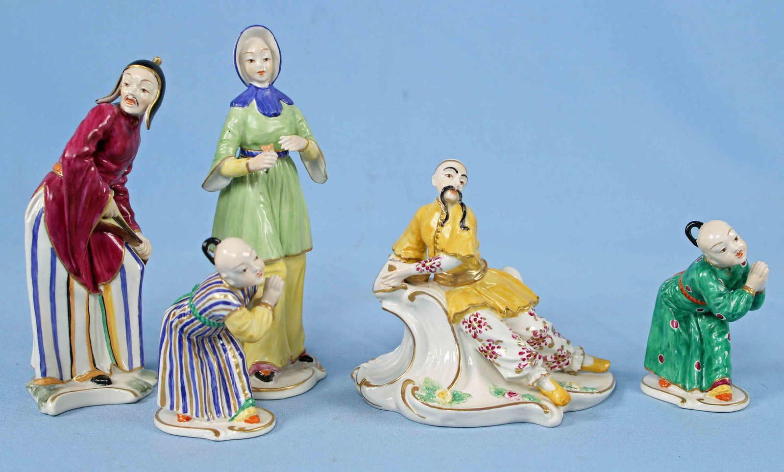Five Chelsea House Porcelain Figurines 4" - 7" H. (1 of 4)