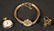 14 K Yellow Gold Wristwatch, Ring w/ Jade & Watch
