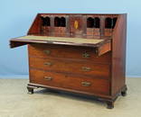 18th C. Georgian Mahogany Drop Front Desk