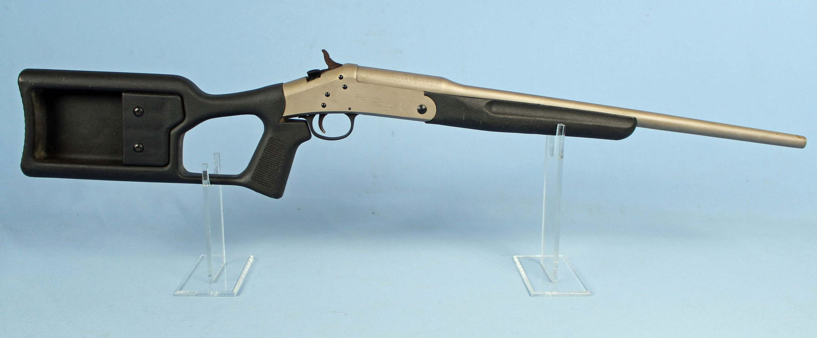 H&R Tamer SB1 410 GA Single Shot Shotgun: Harrington and Richardson Tamer SB1 410 GA Single Shot Shotgun. S#- HT247963. Barrel measures 19 1/4" long. Shotgun accepts 3" Full shells. READ OUR TERMS & CONDITIONS PRIOR TO BIDDING ON THIS FIREARM