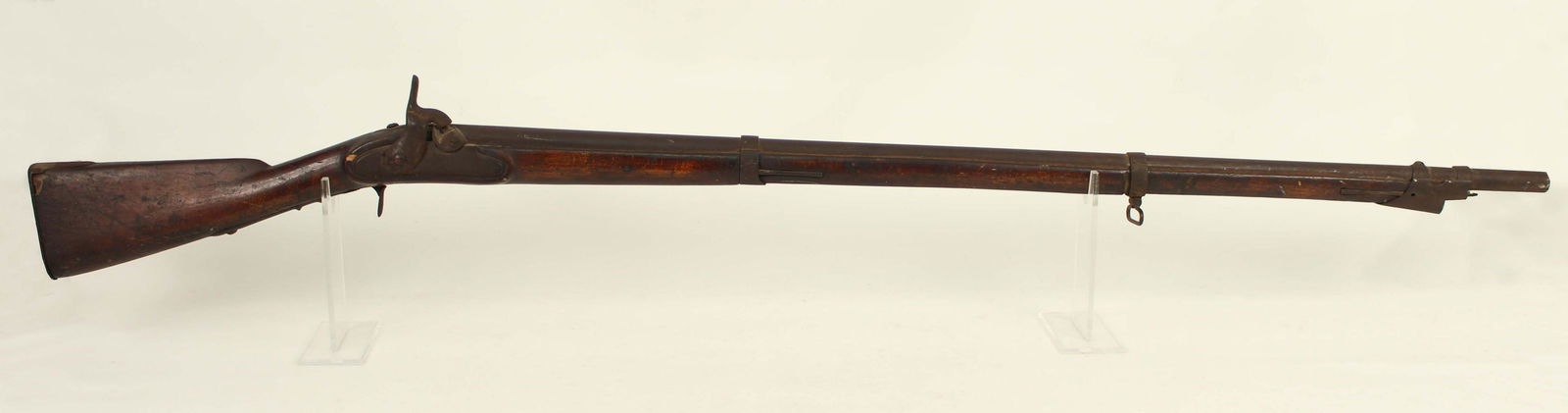 19th Century 69 Caliber Musket: 19th Century 69 Caliber Musket. The musket measures 57 1/2" Long and the barrel measures 42 1/2". Unknown maker, very similar to the 1822 French infantry models. This firearm was manufactured before 1