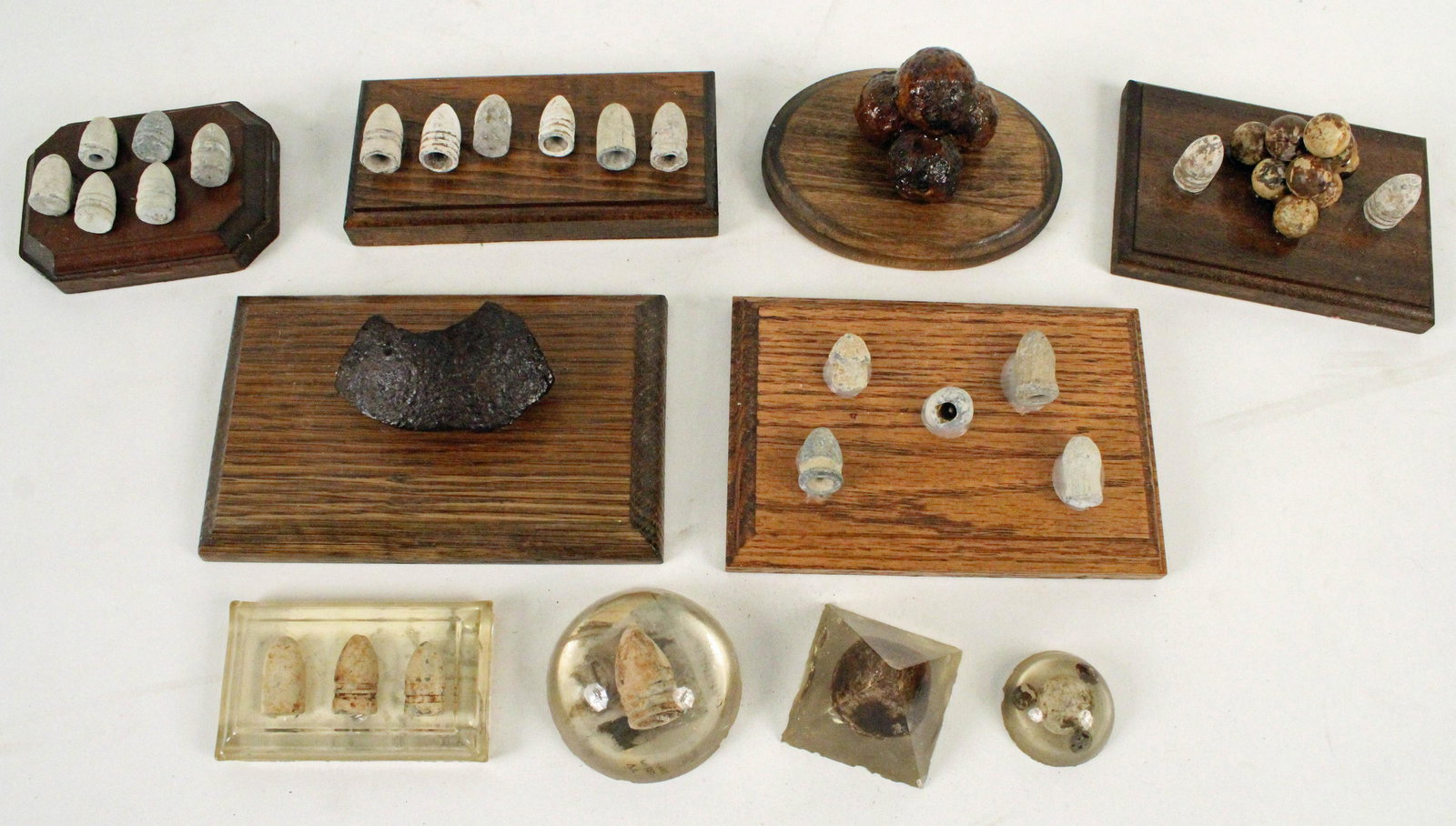 Group of Civil War Mounted Minnie Balls (1 of 5)