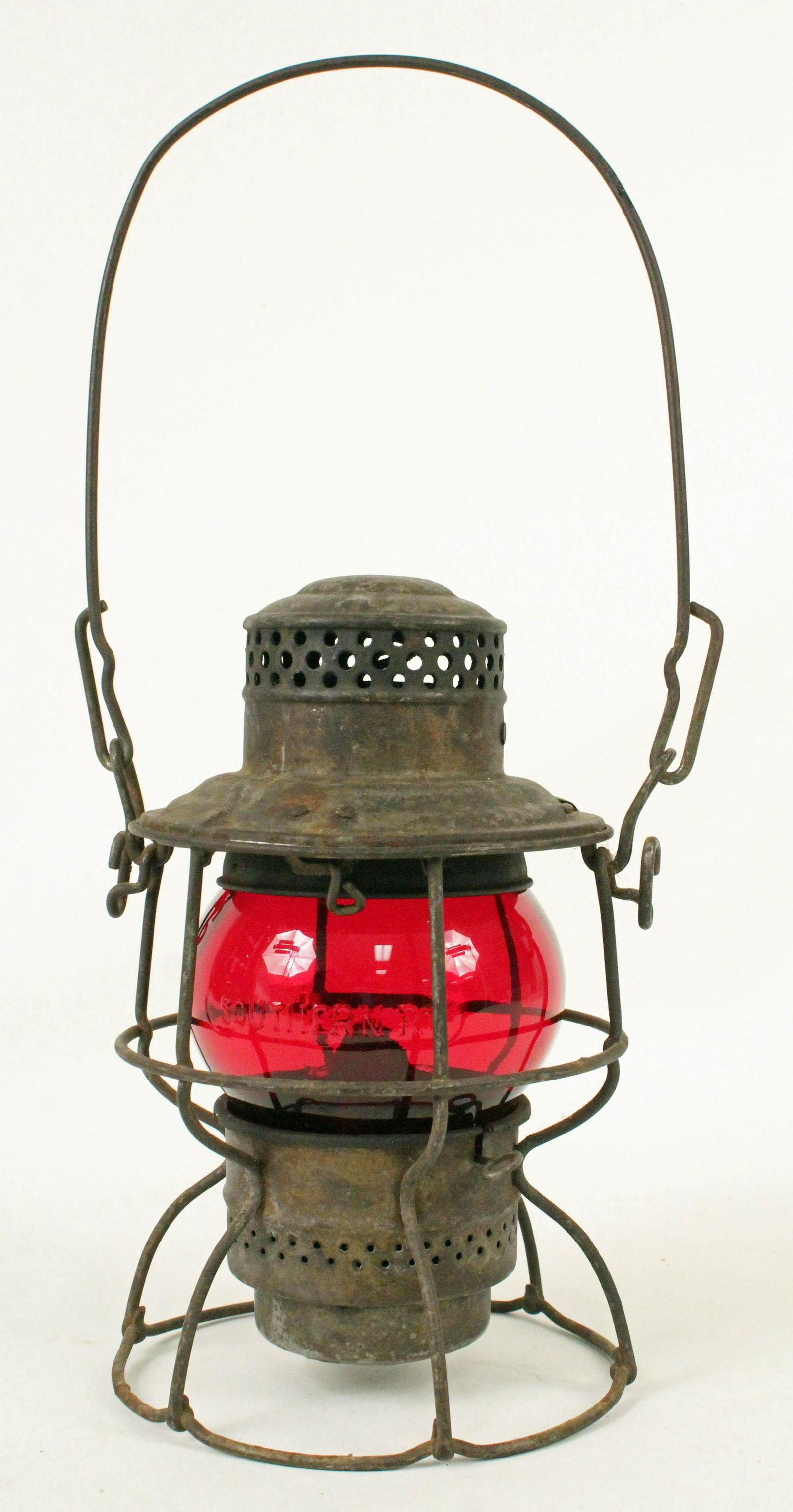 Southern Railroad Lantern w/ Embossed Globe (1 of 5)