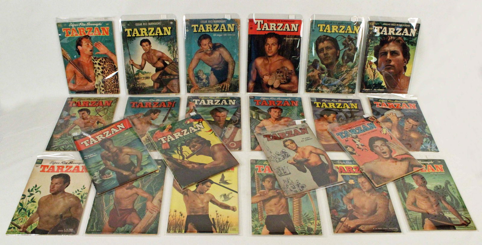 22 Tarzan Comic Books 1950 - Nov. 1953 (1 of 4)