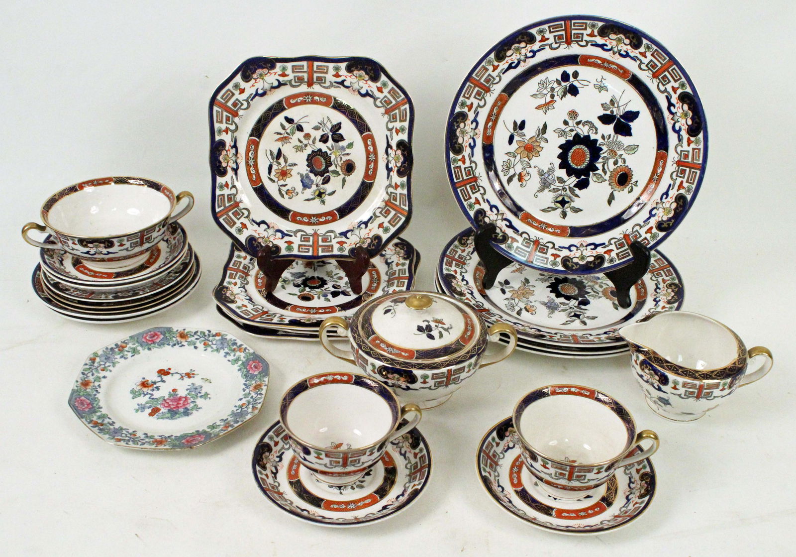 Nikko Stone China Imari Style Dish Set (1 of 5)