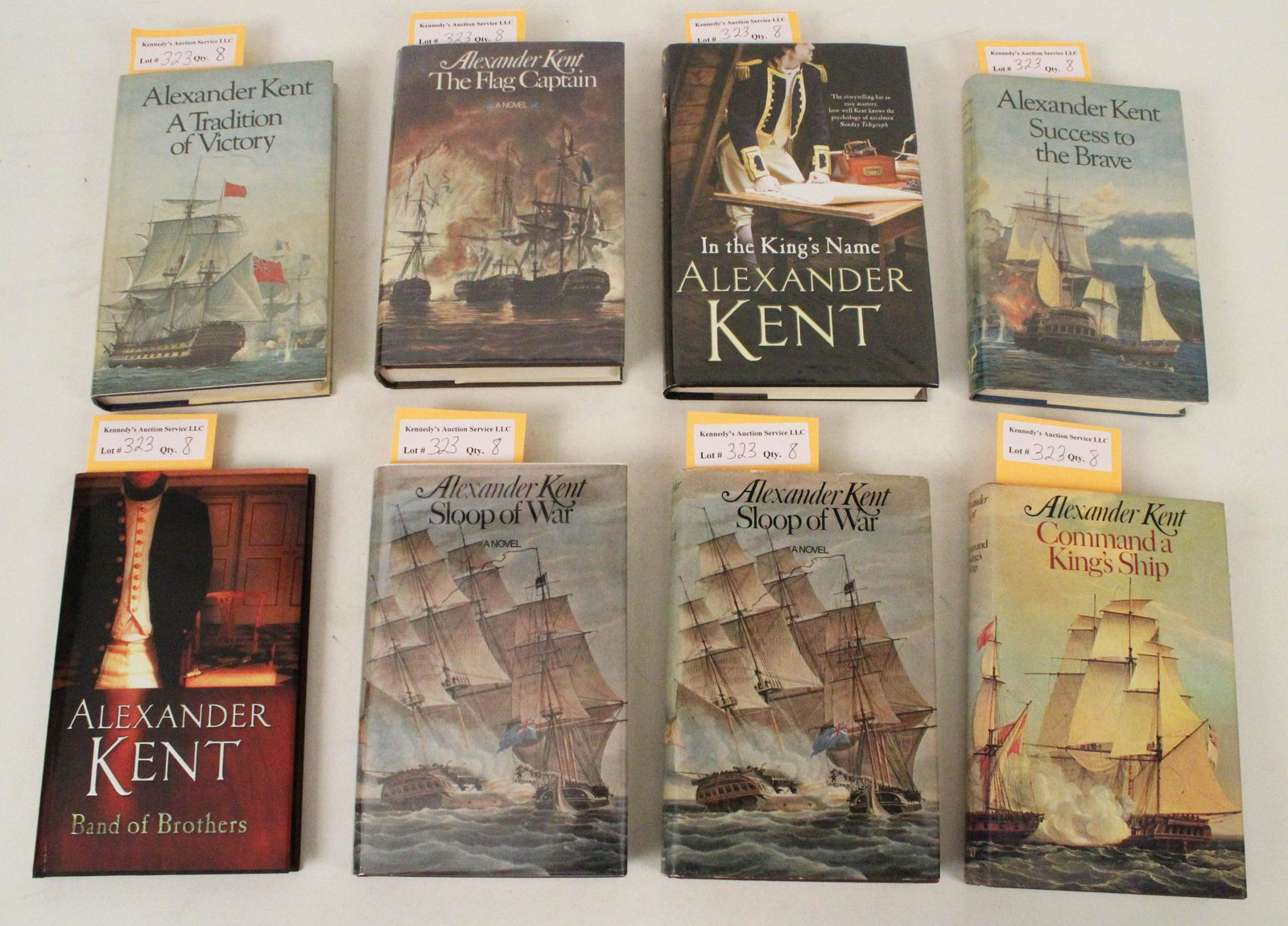 8 Alexander Kent Signed Novels (1 of 9)