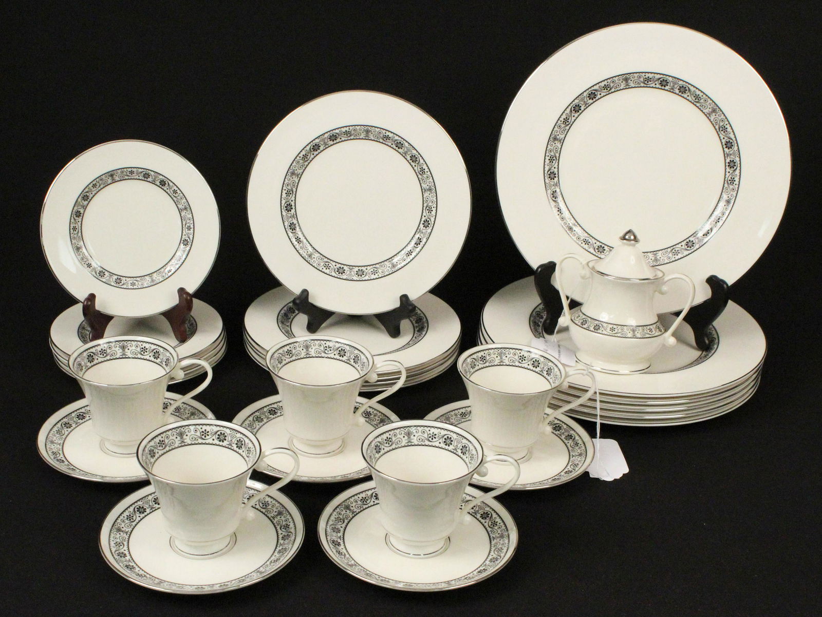 27 Pickard Barcelona Silver Rimmed China, 1969 (1 of 5)