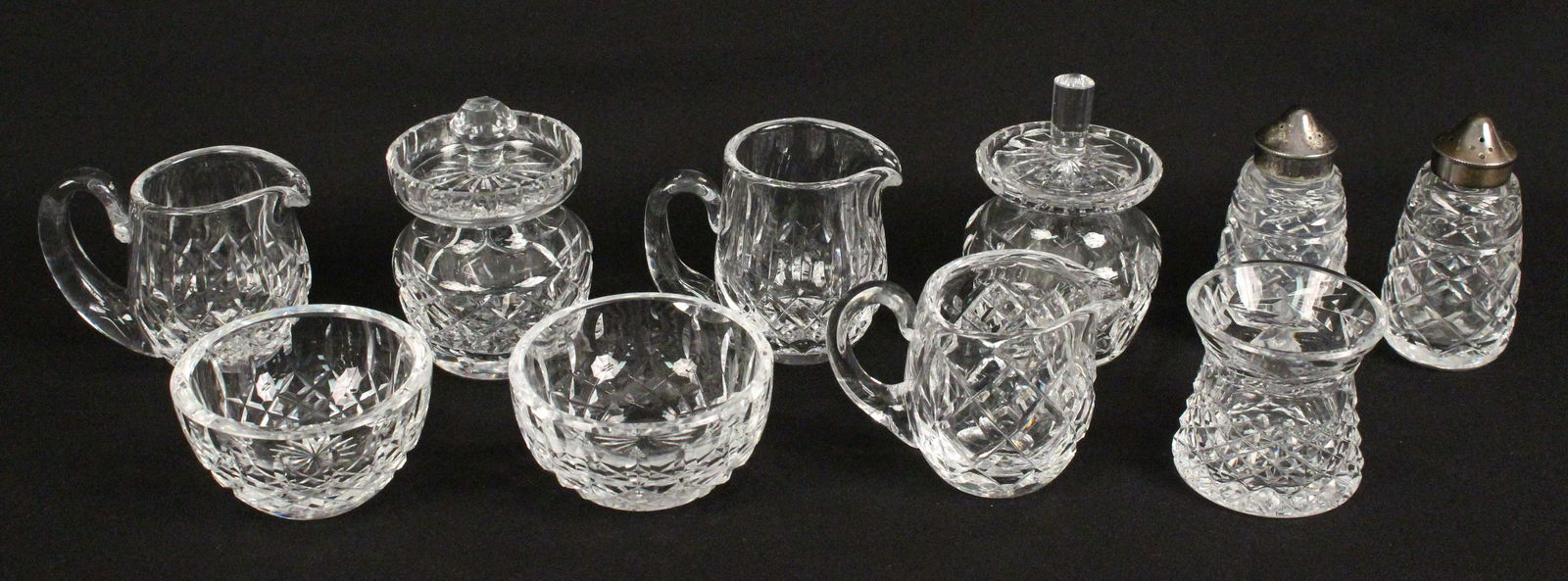 10 Small Pcs. Waterford Crystal Creamer, Sugar Etc (1 of 6)